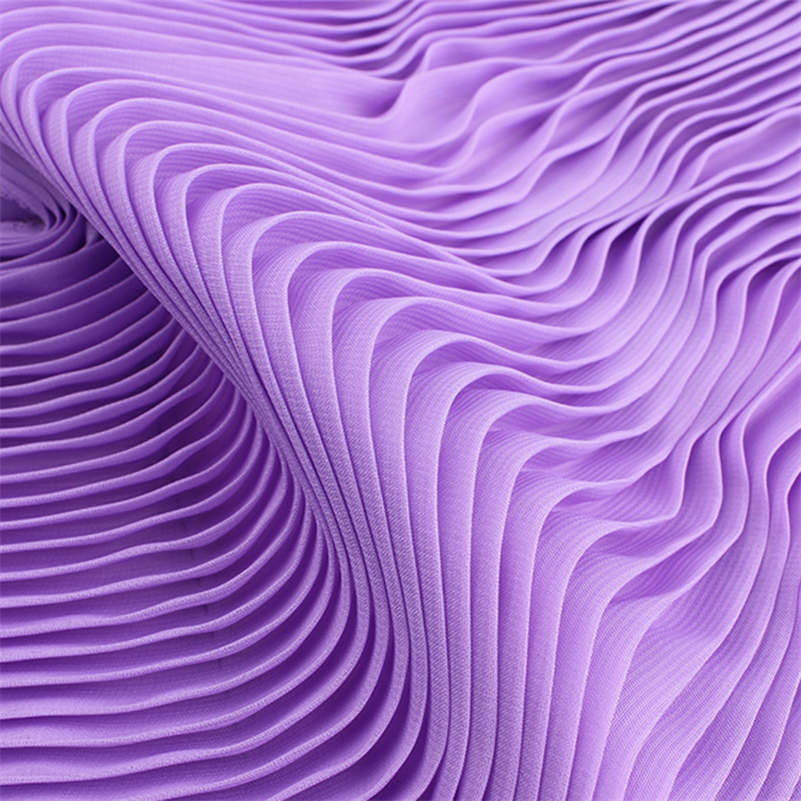 Şifon Georgette Pileli Kumaş El Sanatları Malzemesi Yazlık Elbise Gömlek Kumaş El Sanatları Kendin Yap 100x150CM