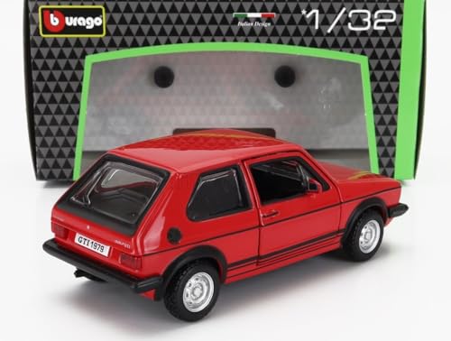 Bburago Volkswagen Golf MKI GTi 1979 (Red) 1/32 Scale Diecast Model Car