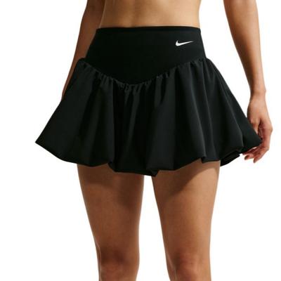 Como W Nk One Df Saia Plissada 2 em 1 Macia Confortável Cor Sólida Saia Casual Saias Femininas IU1418-010