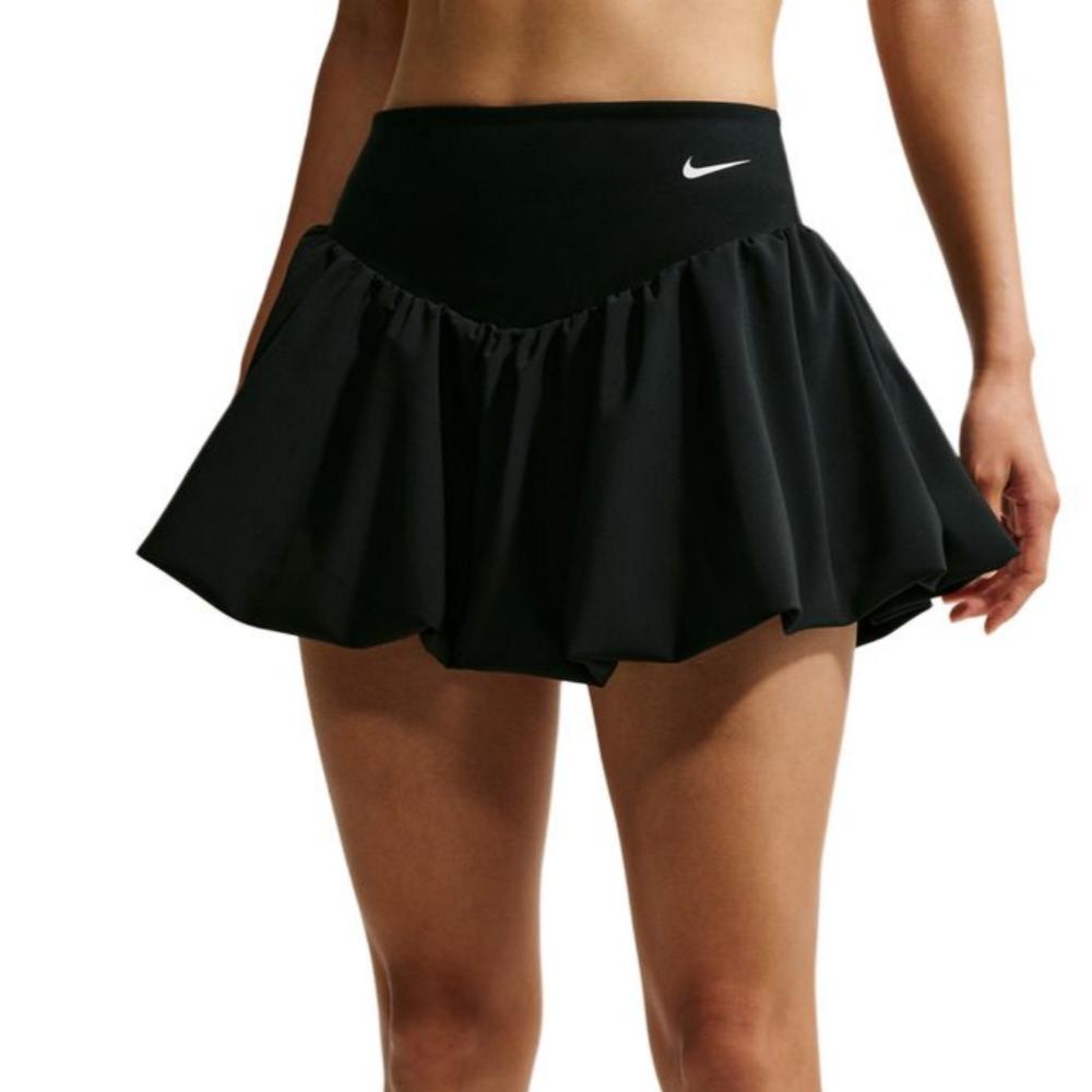 Nike As W Nk One Df Bble Skirt 2N1 Soft Comfortable Solid Color Casual Skirt Women skirts IU1418-010 L