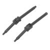2pcs RC Car Front Rear Drive Shaft for Axial 124 for SCX24 C10 RC Car High Strength Steel RC Drive