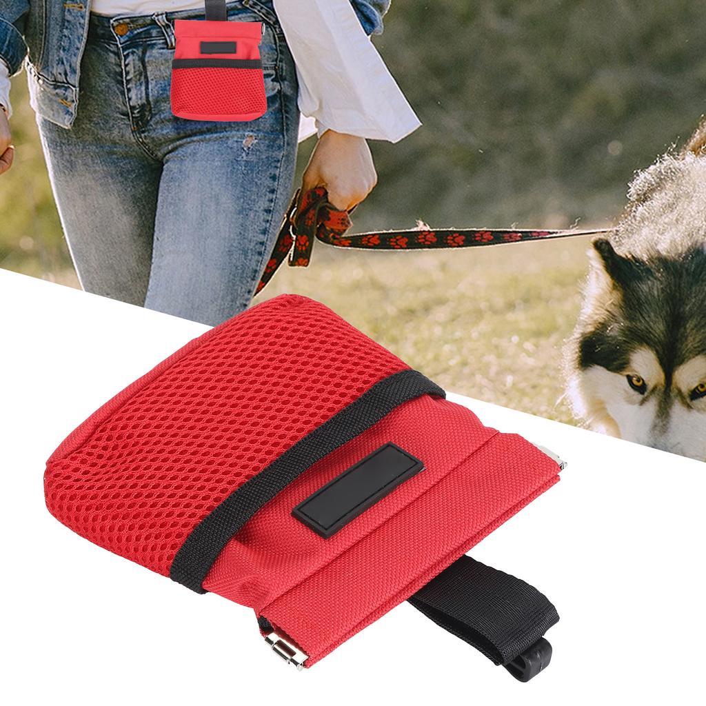 Dog Treat Pouch with Waist Clip Multifunction Large Capacity Dog Treat Training Pouch for Pet Dog Puppy Training