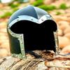 Barbate Helmet Medieval Knight Greek Barbate Armor Helmet Black Cosplay Helmet Best Gift for Halloween