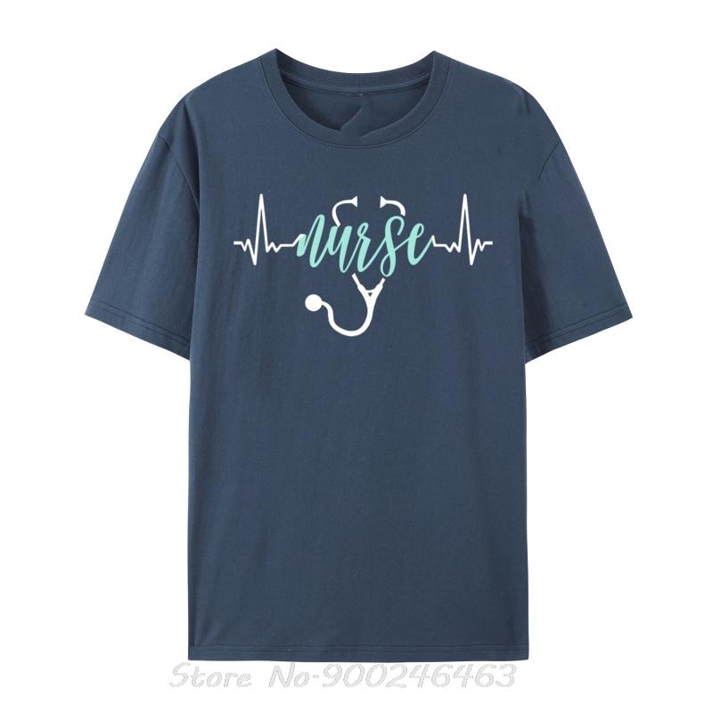 

Nurse Heartbeat Nursery Nursing Nurses Collection Nice Fish Fishing Heartbeat Unisex TShirt Print T Shirt Unisex cotton Tshirt 4XL