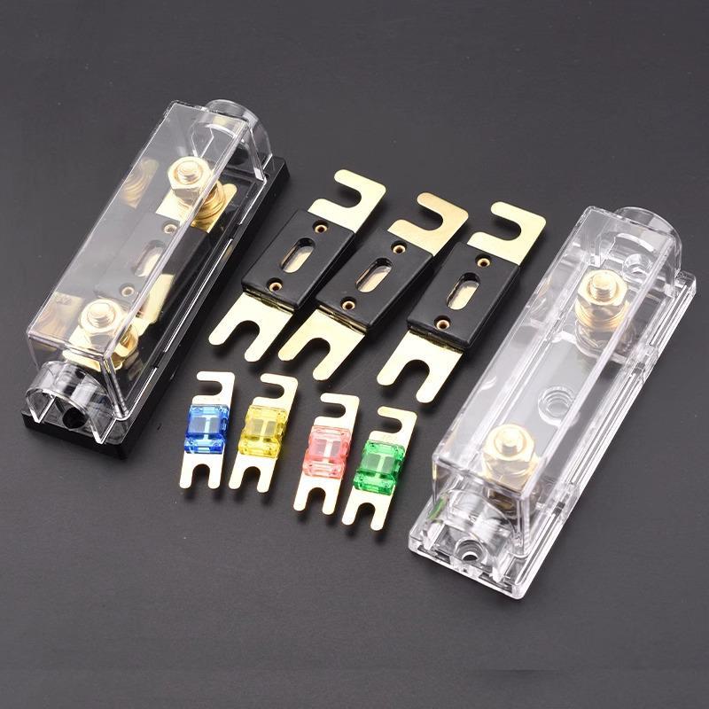 Porte-fusible de batterie de voiture à courant élevé avec connexion à boulon, 20 A-500 A