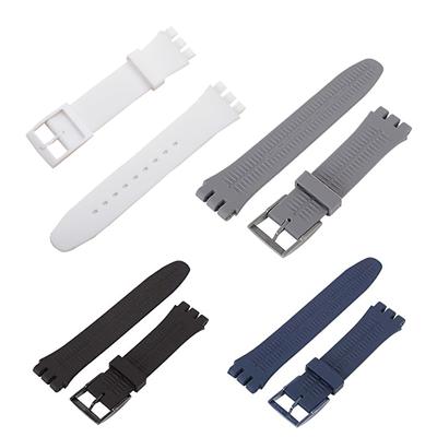 Watch Strap For Swa-tch Strap Silicone Watchband Replacement Watch Band 20mm Rubber Strap Men Women Watch Accessories