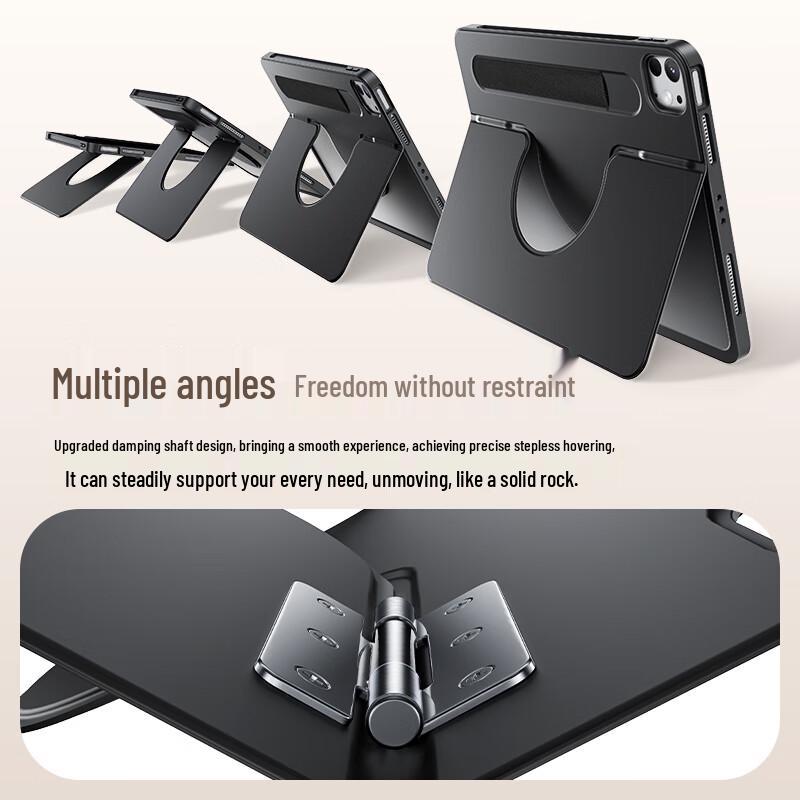 Houhou Detachable Stand iPad Protective Case with Dual Pen Slot