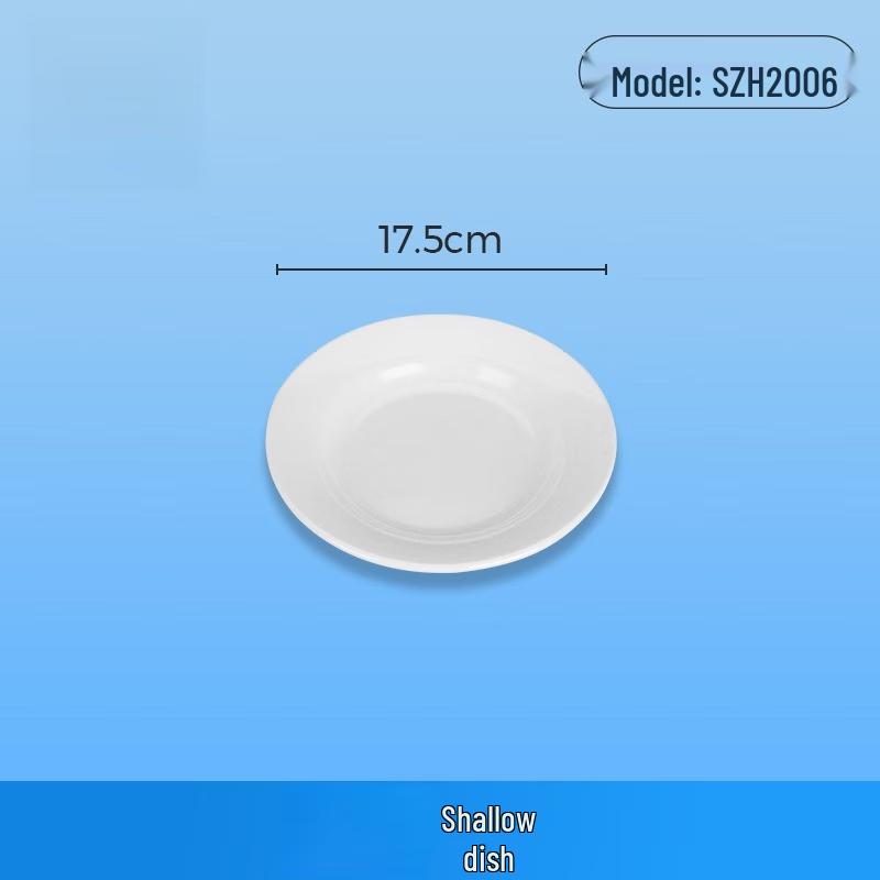 Wuhe Commercial Melamine Round Fast Food Plate