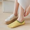 5 Pairs of Socks Women's Summer Thin Rubber Does Not Fall Off The Heel Short Boat Socks Tide Wind Sweet Macaron Colour