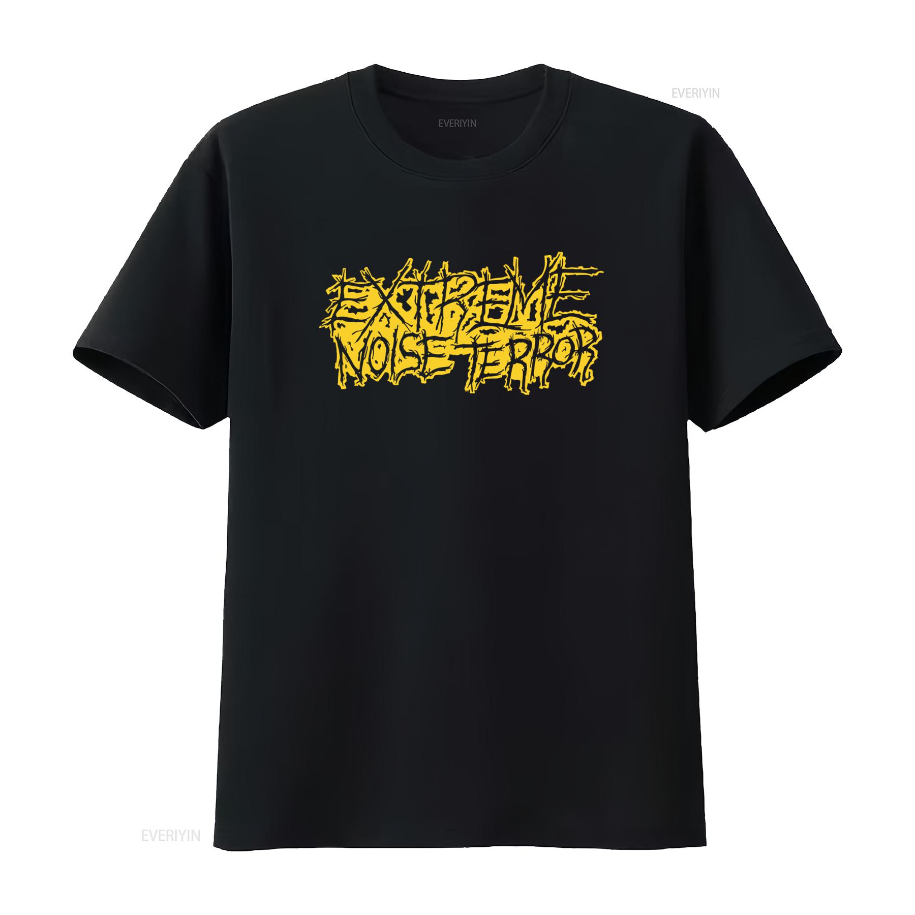 

Extreme Noise Terror 80s UK Crust Punk T Shirt for Rock Band Style Streetwear vintage Washed Comfortable Versatile Casual Soft 4XL