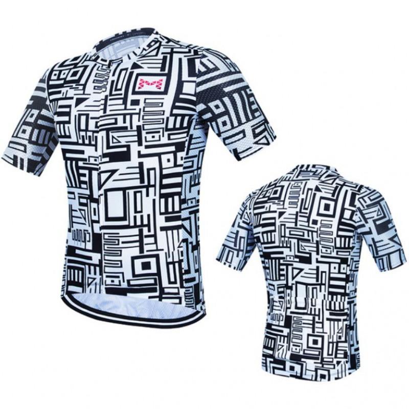 Men Women Cycling Jersey Short Sleeve Bike Shirt Breathable Quick Dry Road Mountain Riding