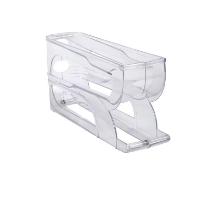 Slide Egg Storage Box Refrigerator Side Door Egg Tray Refrigerator Side Large Capacity Space Saving For Kitchen Egg Storage Box