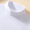 Knitted High Neck Fake Collar Women's Fashionable and Versatile Warm Neck Protection Scarf Elastic Jersey Turtleneck