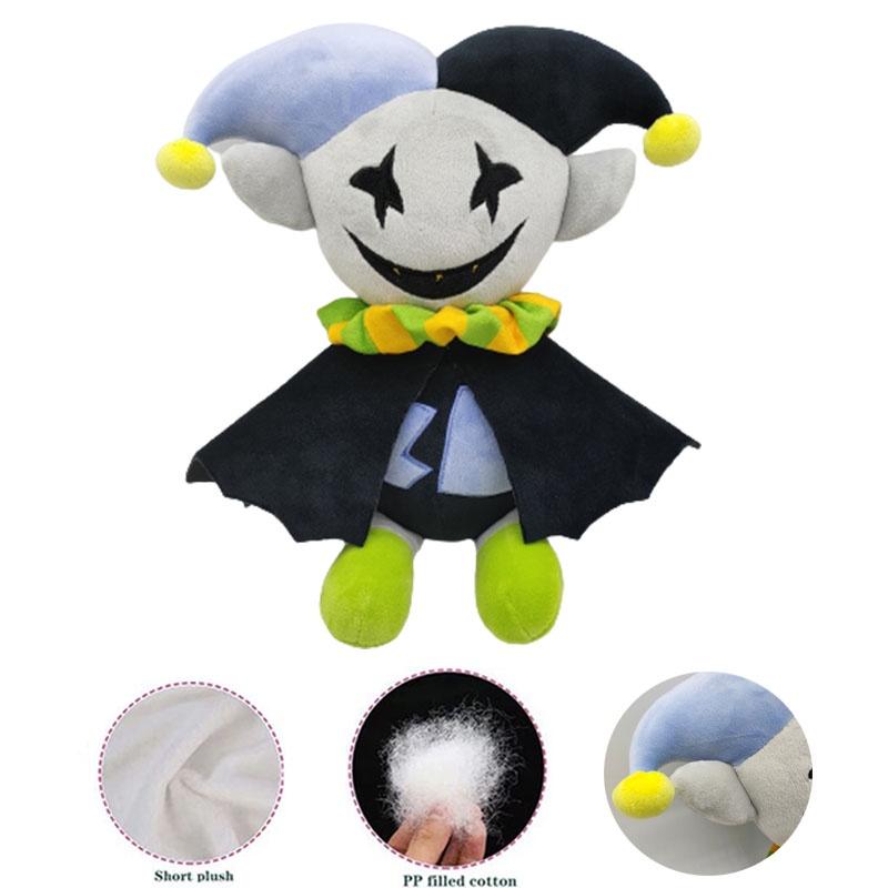 Deltarune Jevil Plüschtier | Joker Stoffpuppe | Weihnachtsgeschenk | Geburtstags-Sammlerstück