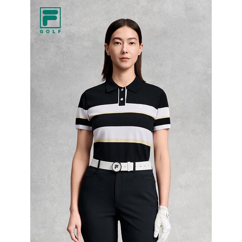 FILA Women s Golf Wide Stripe Short Sleeve Polo Shirt 2XL