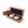 Stylish Elegant Wood Pins and Medals Storage Case Accessory Portable for Desk Or Office Display Home Organization