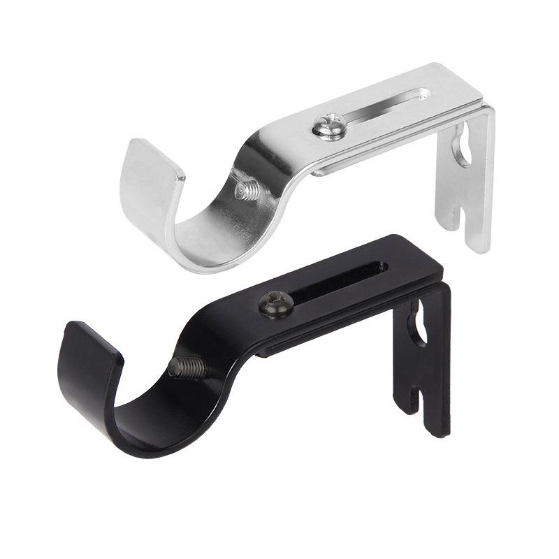 Adjustable Roman Rod Bracket with Thickened Metal Hook Base Accessories