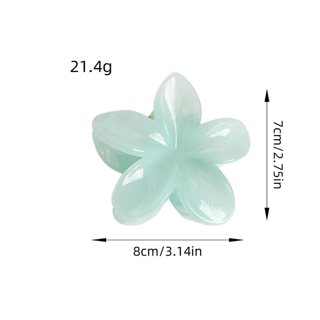Bofeiya Plumeria Candy Color Hair Clip - Cute and Sweet Heart-Shaped Hair Accessory for Girls