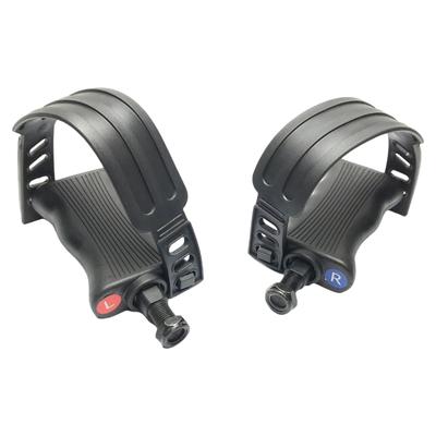 Rower Treningowy Pedaly Zapasowe Plastikowe Zwiększające Przyczepność Regulowany Pasek Gwint 1.25cm do Konserwacji Sprzętu do Ćwiczeń