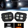 For Toyota Tacoma 2016 - 2023 (Fits SR,SR5 Model Only) 4 Eyes LED DRL Light Assembly Kit Daytime Running Light with Turn Signals