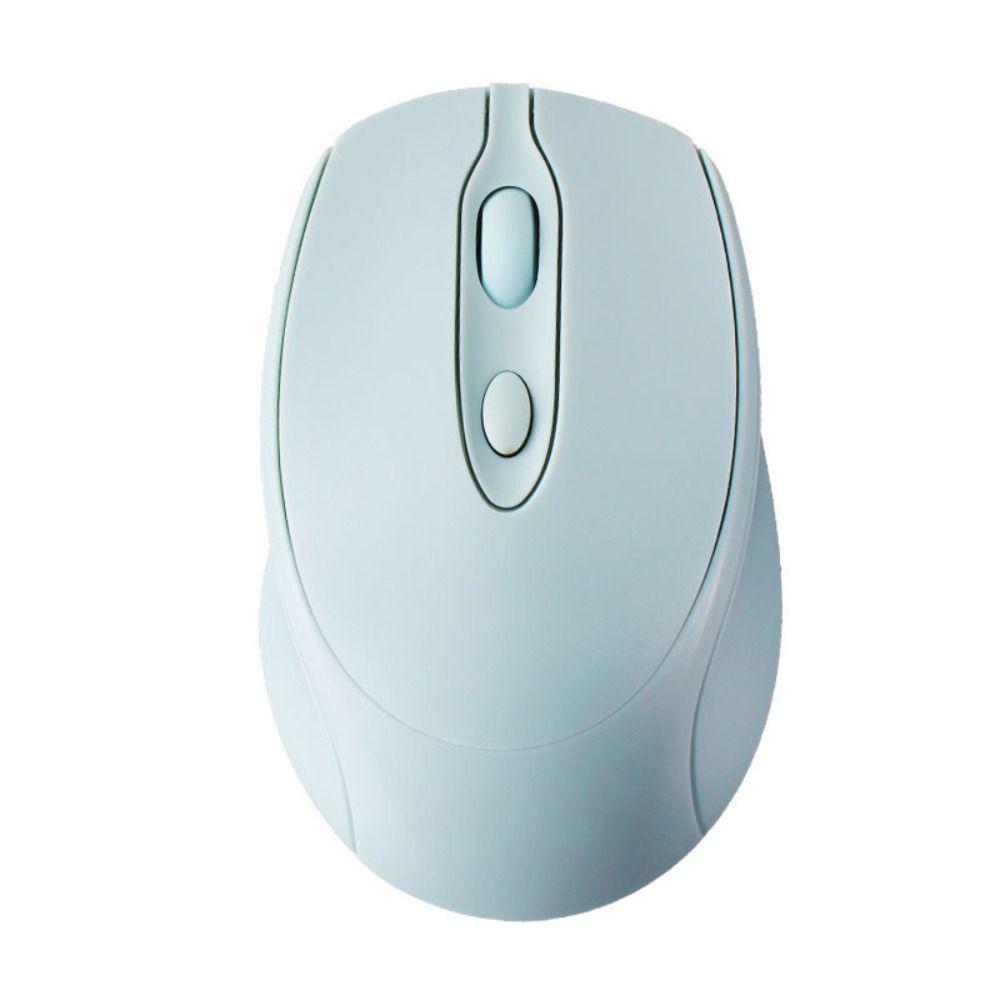 Rechargeable Ergonomics Wireless Mouse 2.4Ghz+BT5.0 Morandi Wireless Mouse  PC/Laptop