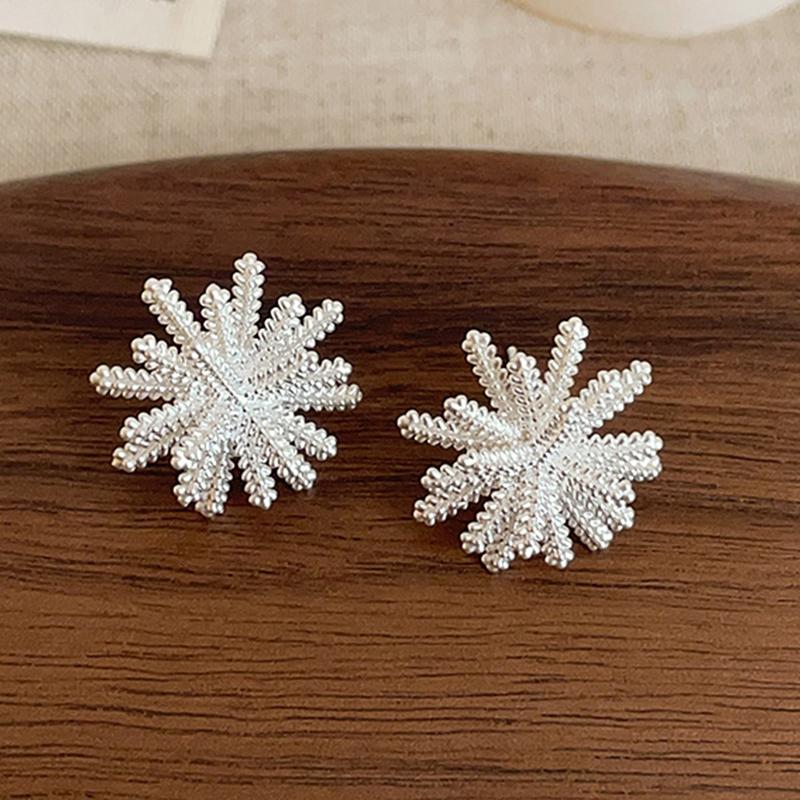 PANJBJ 925 Sterling Silver Bow Knot Earring for Women Texture Tassels Sweet Romantic Korean Jewelry Gift Dropshipping