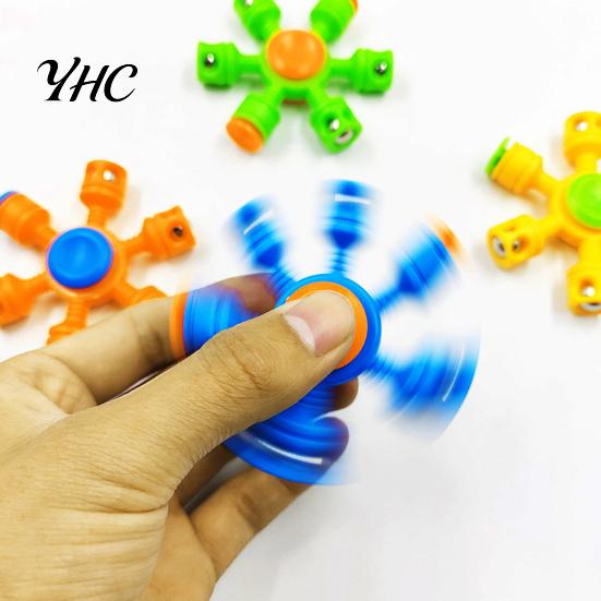 Stress Toy Spinning Top Creative Trendy Plastic Pop Reliever Fidget Spinner Kids Toys for Home