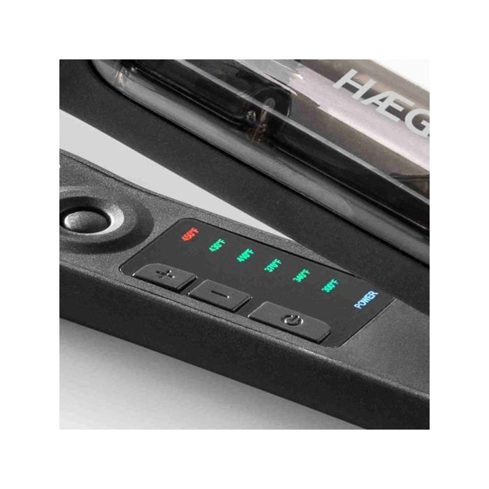 Lisseur à vapeur - HAEGER - Haeger Steam Styler Pro - Noir - Électroménager - Soins capillaires