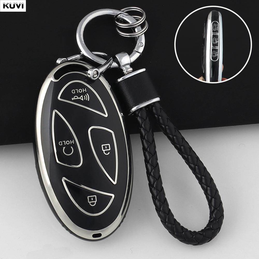 Custodia Copri Telecomando Intelligente Auto in TPU a 5 7 Pulsanti Adatta per Hyundai Kona Ev Grandeur Gn7 Ioniq 6 Guscio Protettivo per Portachiavi Smart Telecomando