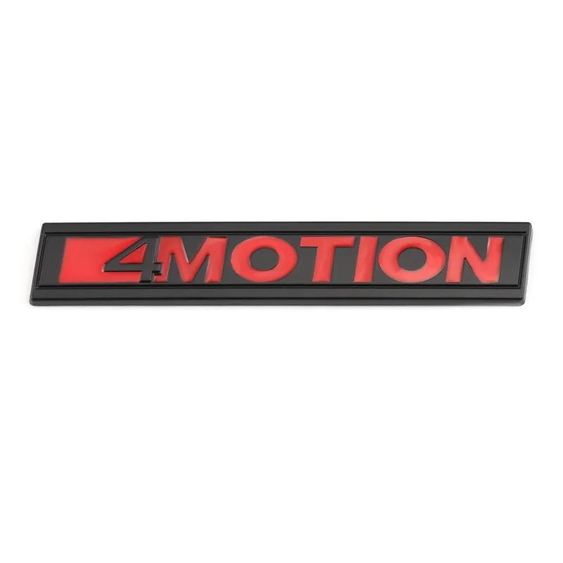 3D Metal 4 Motion Logo Car Grill Emblem Badge Trunk Sticker For VW Golf 5 MK4 T5 T6 Passat 4 B6 B8 B5 Tiguan 4motion AccessoriesNB8