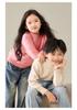 Unisex Wool Cable Knit Sweater - Autumn/Winter Pullover for Kids