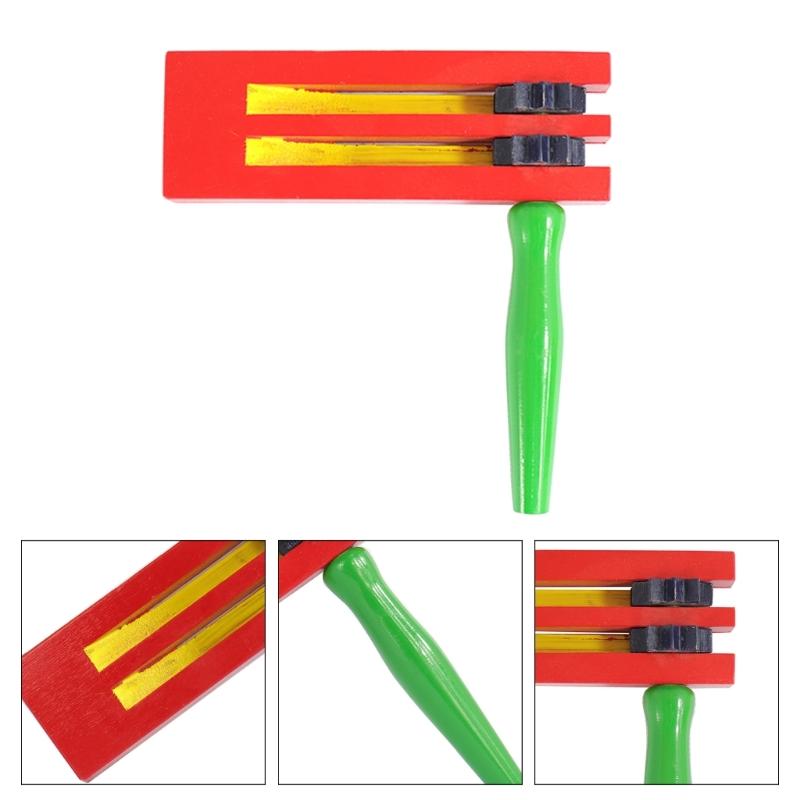 Mexicans Matraca Rattle for Games Wood Rattle Ratchet Instrument for Party Favor