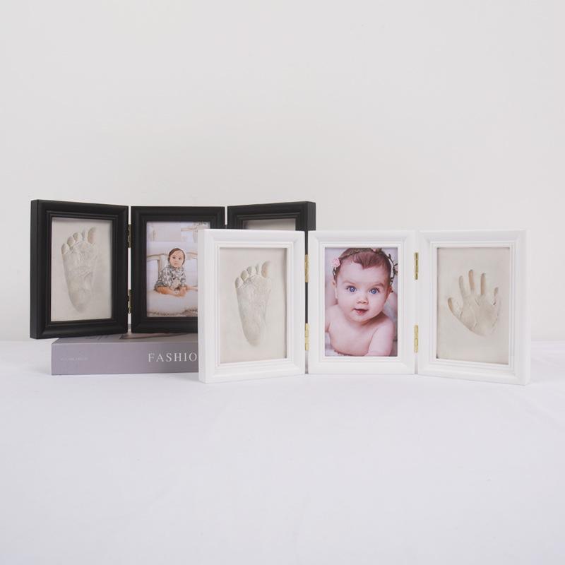 Newborn Hand & Footprint Keepsake Frame - Baby's 100-Day Souvenir
