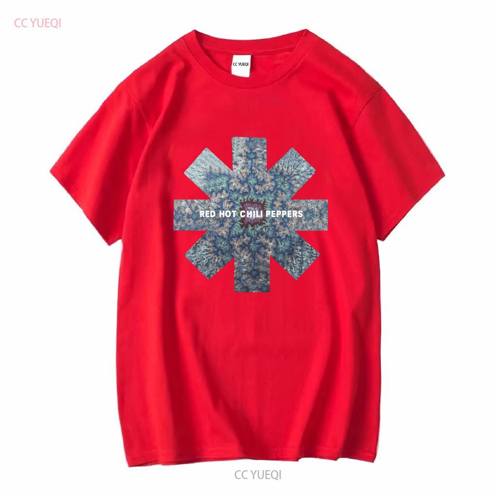 Red Hot Chili Pepper Kaleidoscope White T Shirt long or short sleeves vintage Washed graphic Versatile Soft Casual