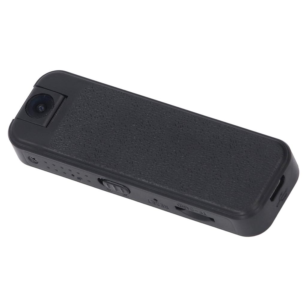 Body Worn Camera 1080P HD 180 Degree Rotating Lens Night Vision Motion Detection Wearable Pocket Camcorder with Back