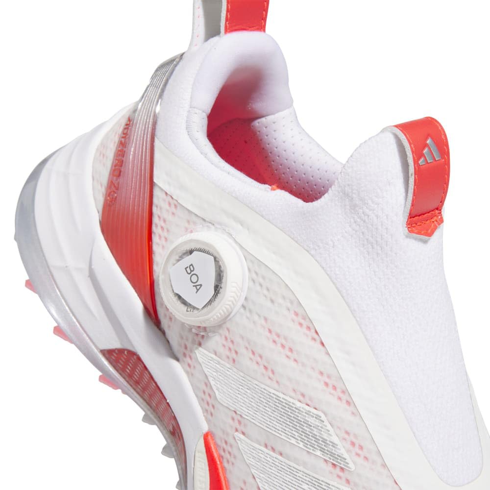 Golf Shoes Adizero ZEDGE 25 Boa Footwear Red cm 2E [Adidas Golf] Women's White/Silver Metallic/Lucid 23.0