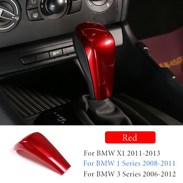 Kryt hlavy radiacej páky, nálepka s ozdobnou lištou, pre BMW 1 3 Series x1E48 E61E64 E65 E85 E86 E83 E53 E81 E82 E87 E90 E91 E92