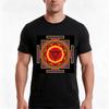 Bhairavi Yantra TShirt Summer Casual Cotton Tee Oversized Streetwear Tops Vintage Graphic Print Loose Fit Short Sleeve
