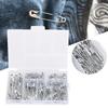 250pcs 6 Sizes Safety Pins metal Assorted Safety Pins Durable Sewing Pins  Clothes Accessories