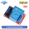 1PCS 5V 12V Isolation Relay Module High/low Level Trigger 30A 1 Channel Relay Modules with Optocoupler Isolation, for Arduino