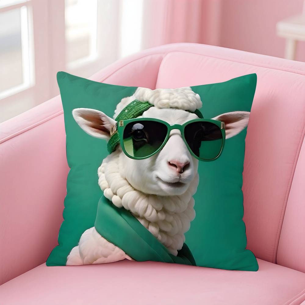 Vibrant Animal Bubble Fashion Tiger Pillow Case Pattern Printing Pillowcase Living Room Sofa Cushion Cover Bedroom Room Decor