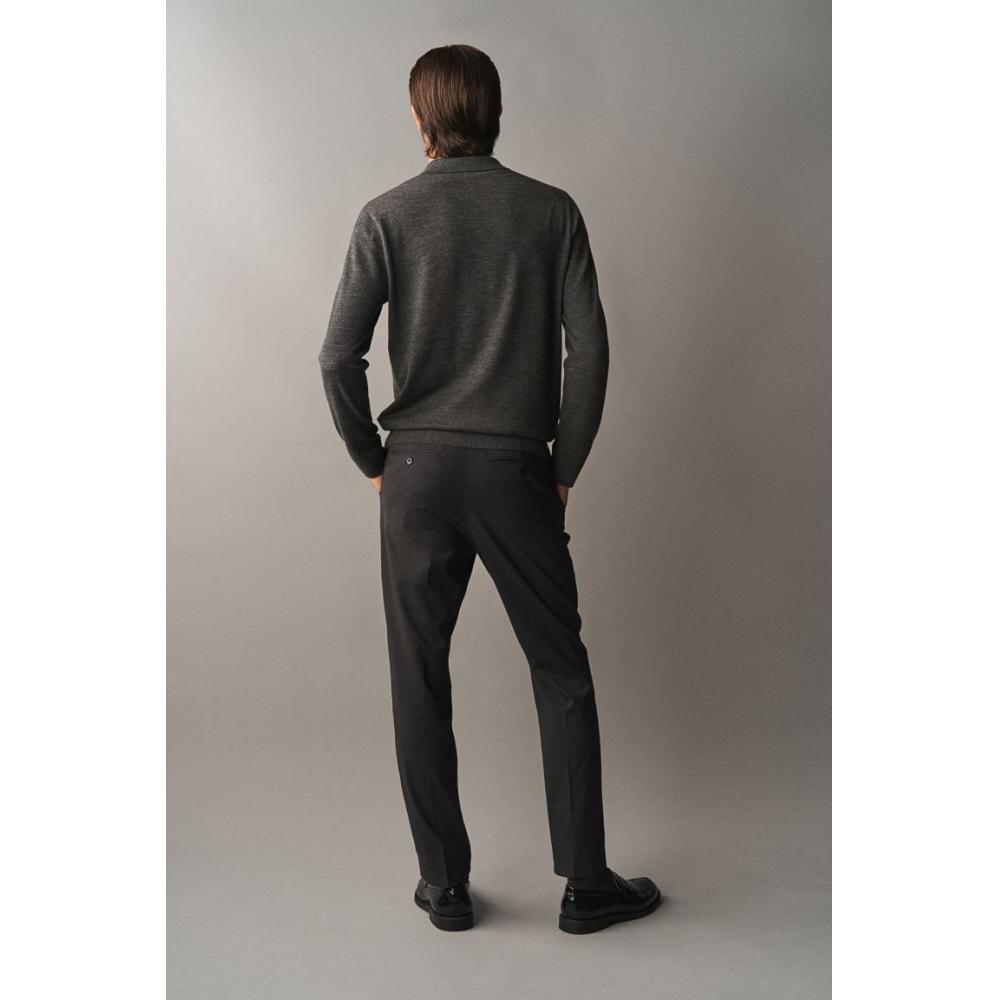 H M sliM Fit Suit Pants Dark Grey