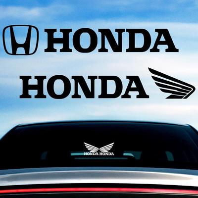 Honda Wings Motorcycle Decals - Girly Cute Laser-Modified Stickers for Electric Bikes