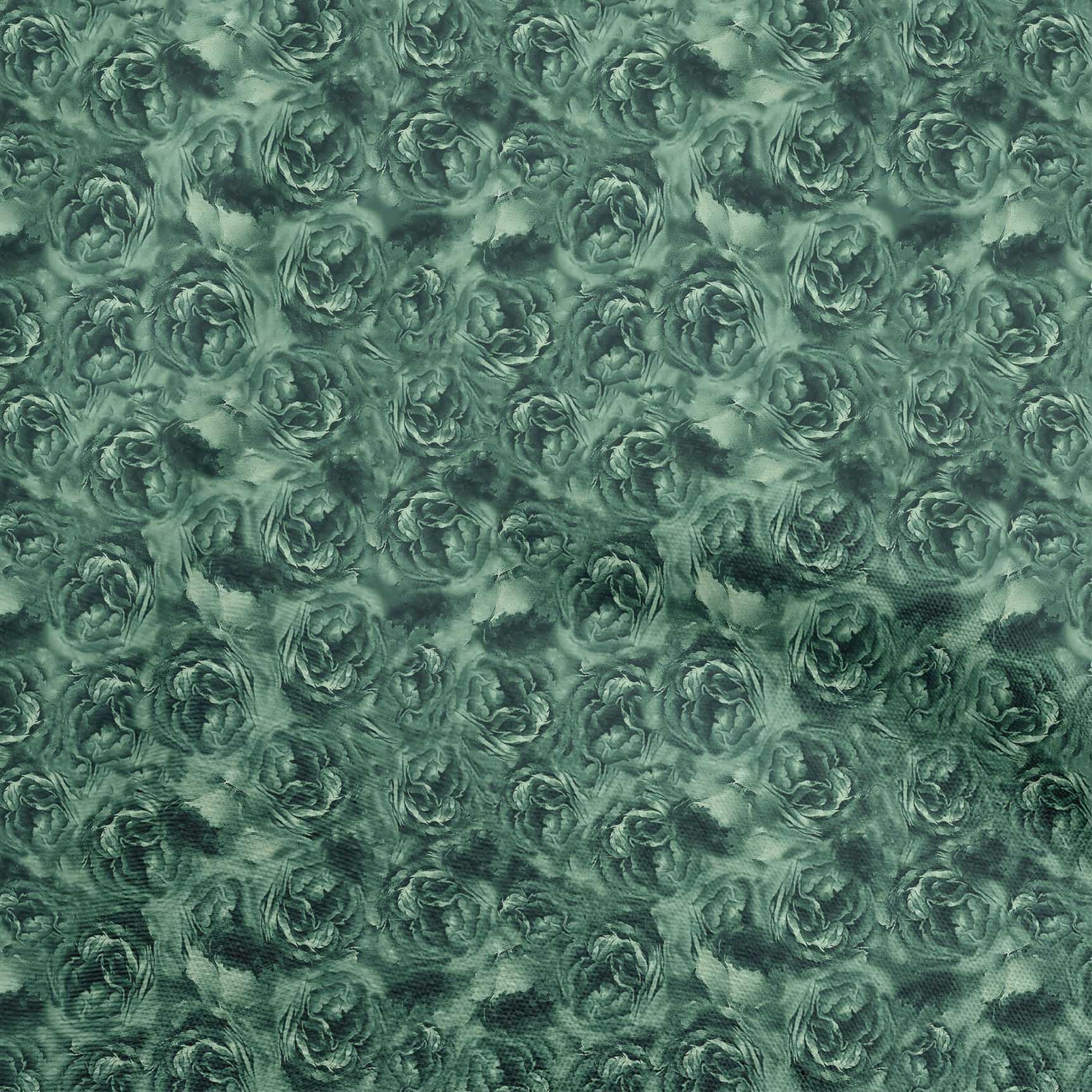 

OneOone Бавовняний поплін, блакитна тканина, абстрактні квіткові вироби для стьобання, принт, швейна тканина у дворі, 42 дюйми 42 Inch Wide - Viscose Chiffon чирок зелений колір