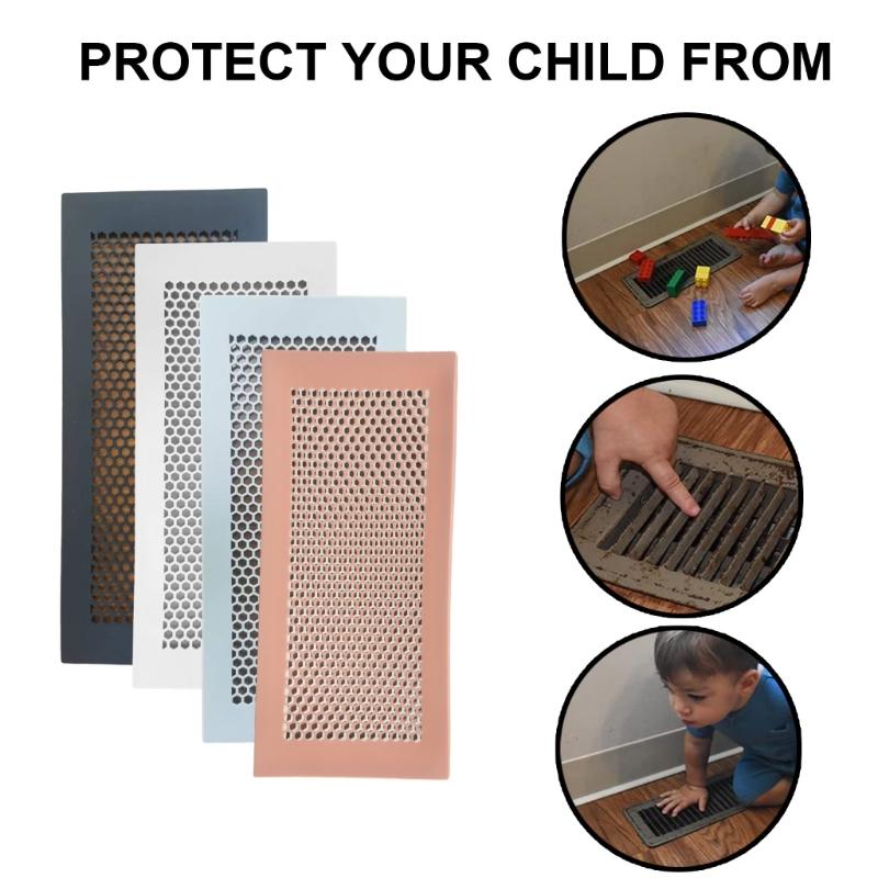 4 Stück Babysicherheit Silikon Lüftungsabdeckungen Einfache Installationen Kindersichere Lüftungsgitter Silikonabdeckungen Verbessert Luftströme für Haus
