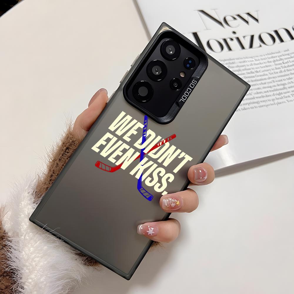 Film H-Heated Rivalry Phone Case For Samsung Galaxy S25 Edge S24 S23 S22 S21 S20 Ultra Funda Silicone Silver Cover