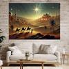 Arabian Nights Starry Desert Scene Background - Perfect for Theme Photography, Event Decoration, and Studio Shooting