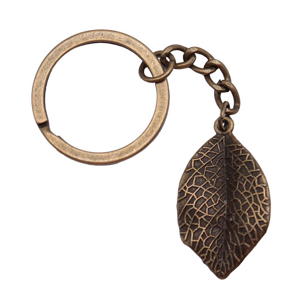 Pendants Mushroom Charm Branch Keychain Leaf Key Ring 28mm