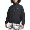 Nike Solid Color Logo Patch Zip-Up Jacket Unisex Jackets Black DN1267-014