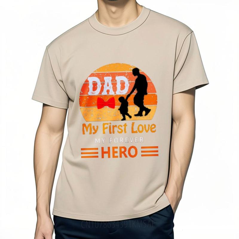 Essential Tee Rock For her Oneck tshirt Oversized Dad My First Love My Forever Hero Cool Unisex tees Relaxed Fit Tshirt